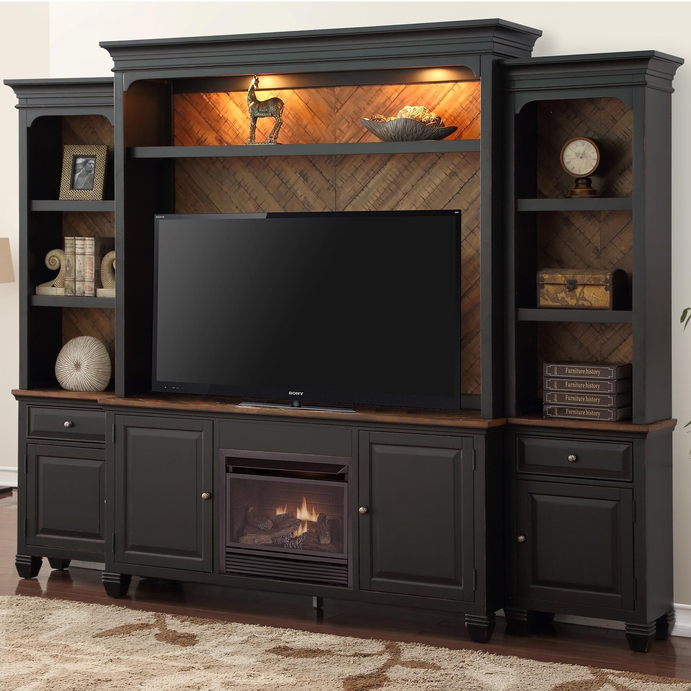Tv Entertainment Wall Unit With Fireplace | jesuseliana